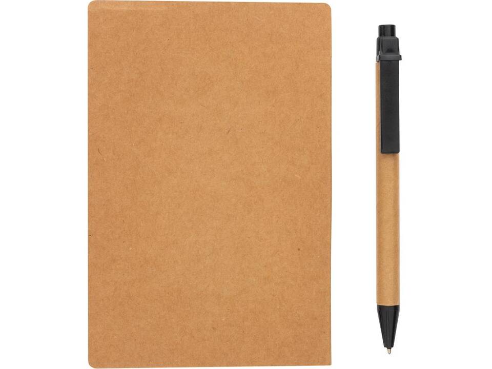 Kraft sticky notes A6 booklet with pen 3