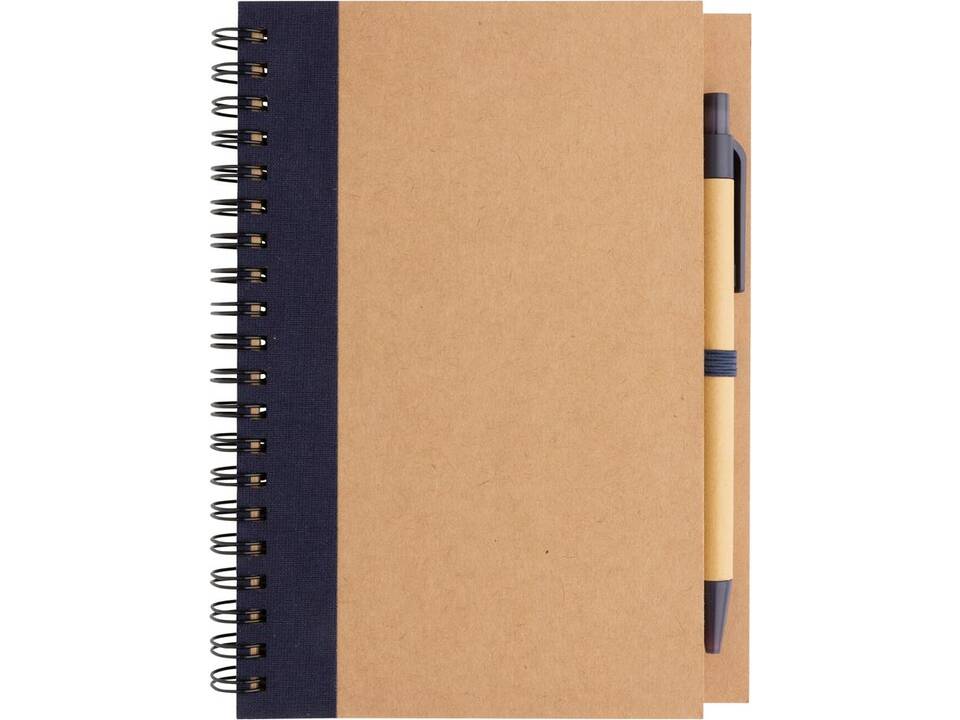Kraft spiral notebook with pen 15