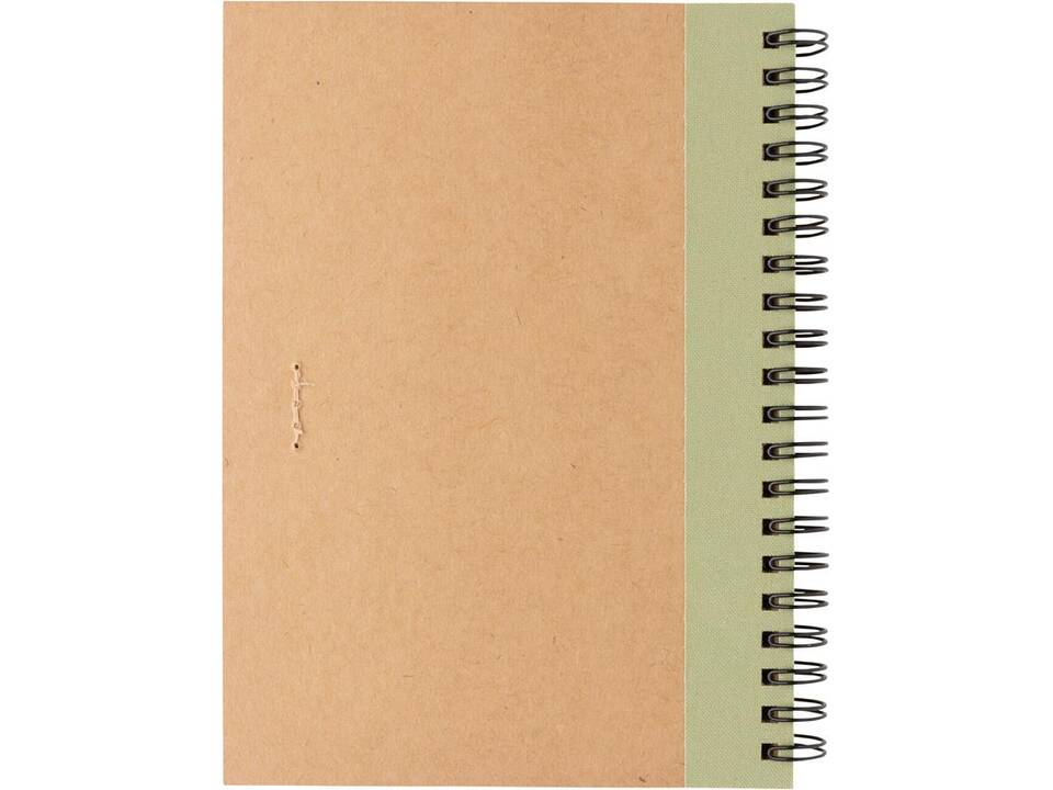 Kraft spiral notebook with pen 10