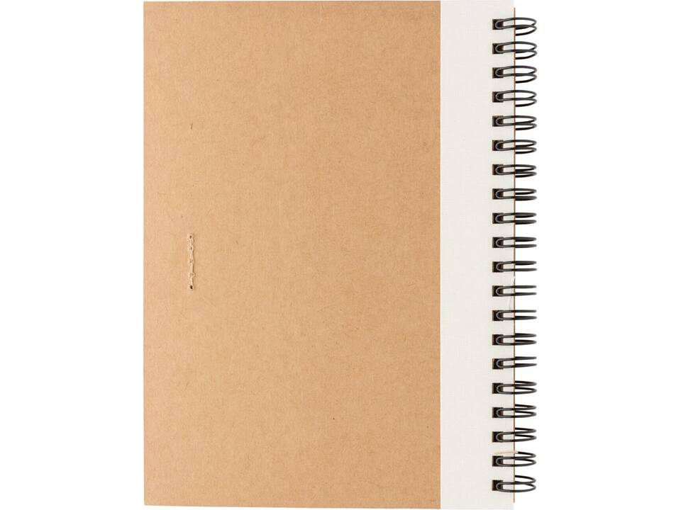 Kraft spiral notebook with pen 22