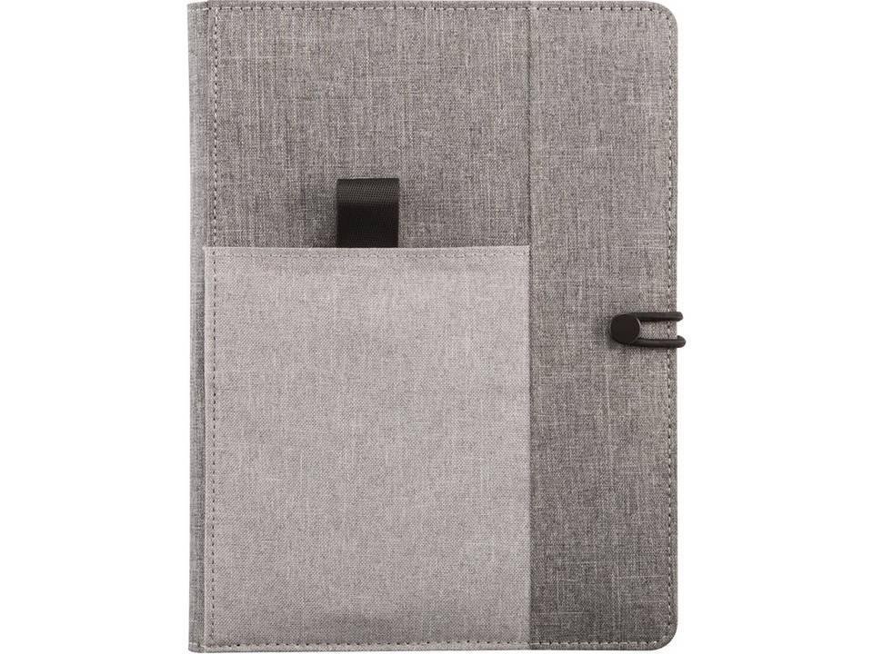 Notebook in holder 1