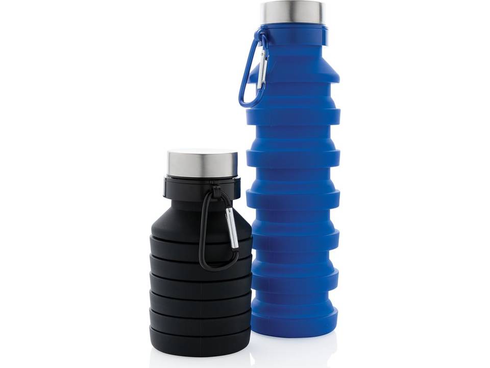 Leakproof collapsible silicone bottle with lid 11