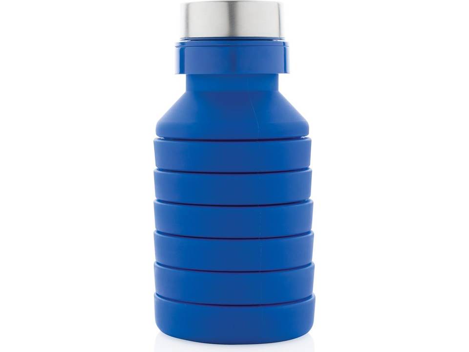 Leakproof collapsible silicone bottle with lid 4