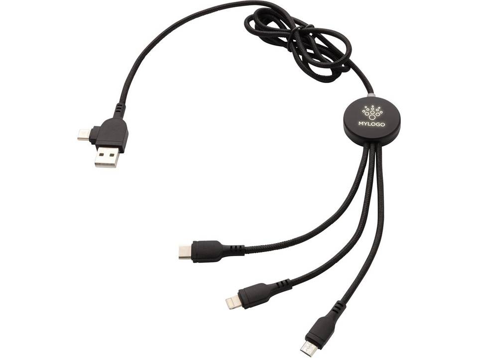 Light up logo 6-in-1 cable 5