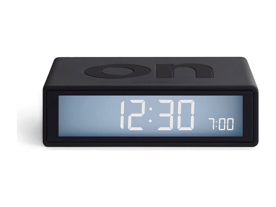 Lexon Flip travel alarm clock 9