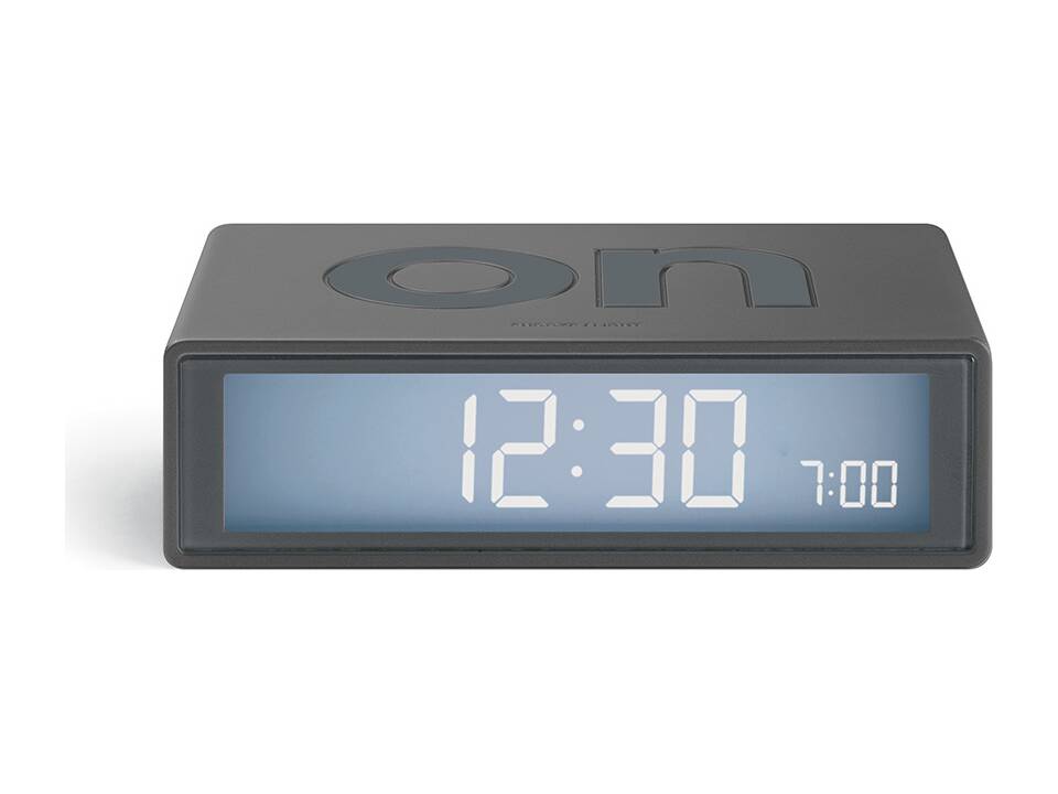 Lexon Flip travel alarm clock 23