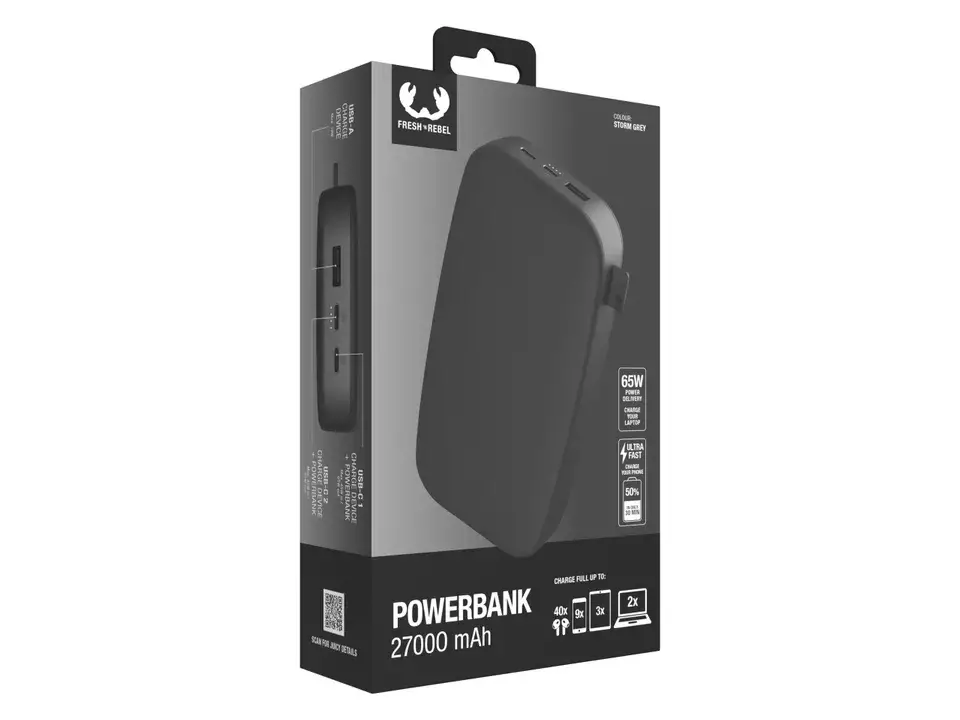 2PB27100 I Fresh 'n Rebel Powerbank 27000 mAh USB-C - 65W PD 4