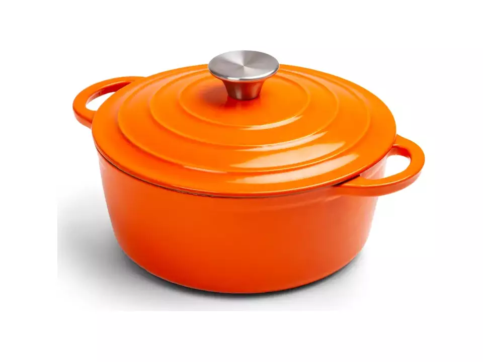 Orrefors Jernverk Large Enamelled Casserole 5L 3