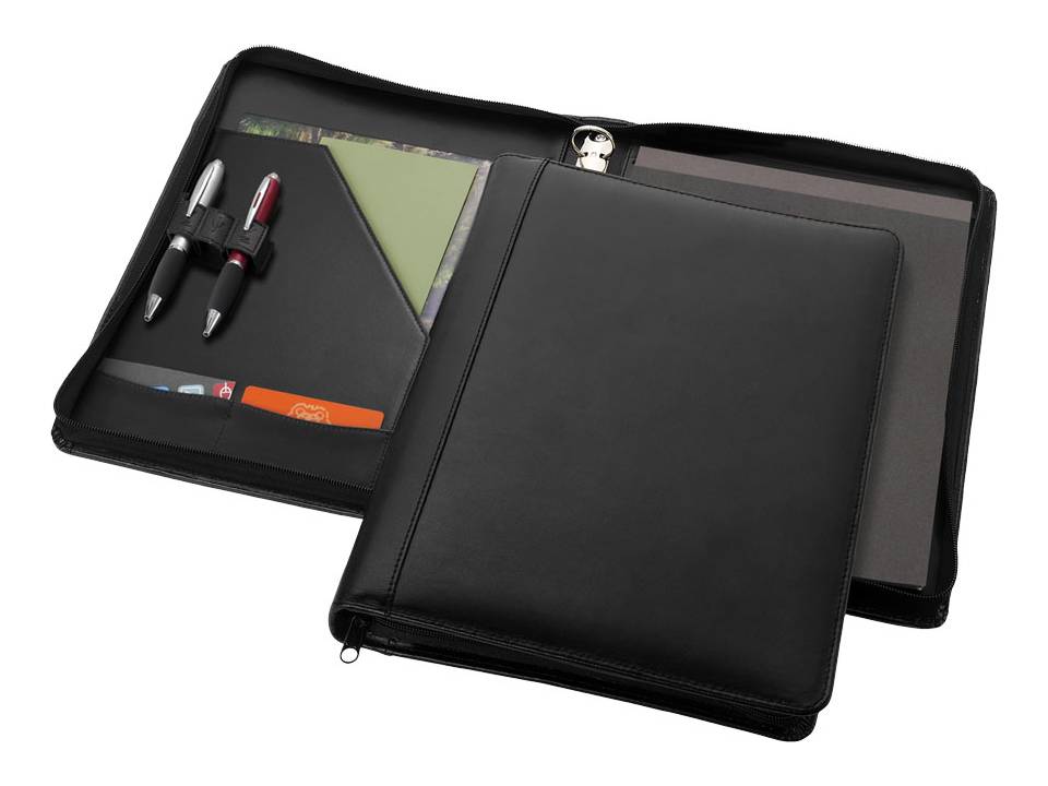 Harvard A4 leather zipper portfolio deluxe 3