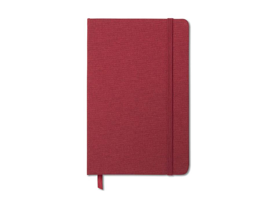 Two tone fabric cover notebook