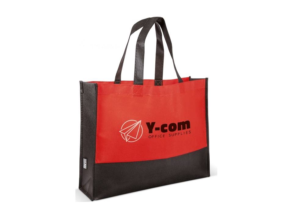 Non-woven colour block bag