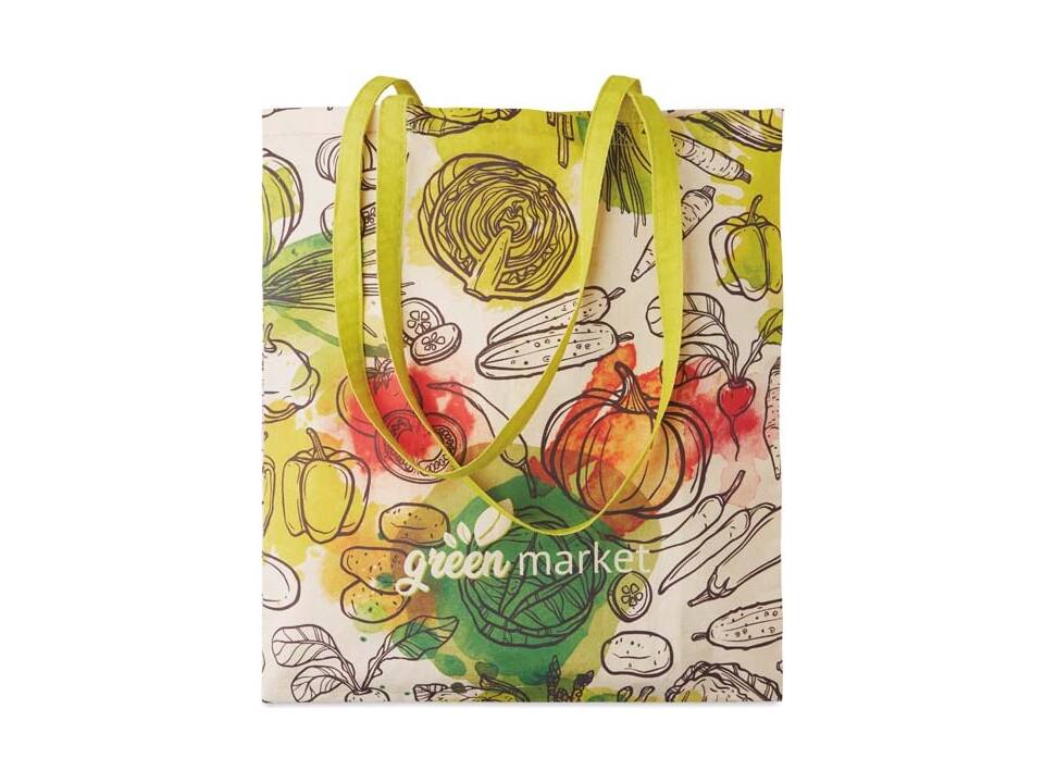 Custom-Made Cotton Tote Bag with Long Handles – Fully Personalized Design 7