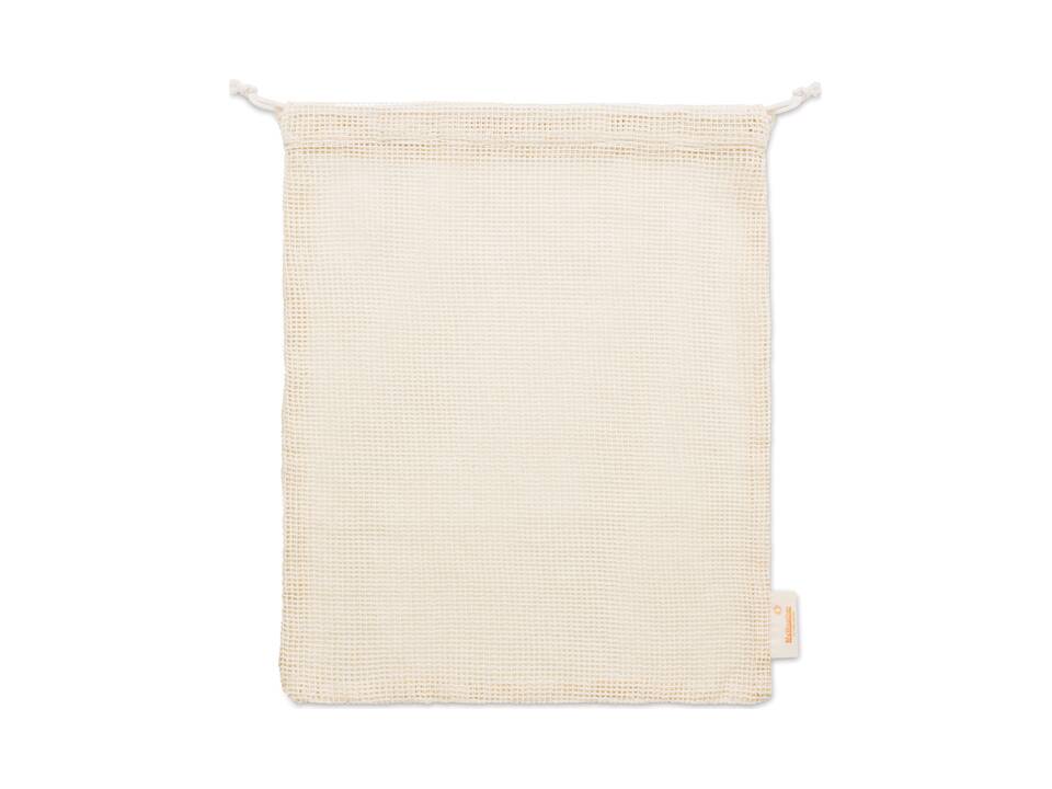 Custom-Made Food-Safe Cotton Mesh Shopping Bag 30x35 cm – Fully Custom Design 4