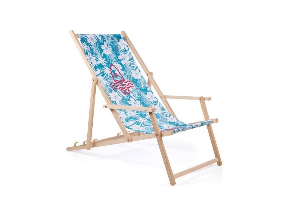 Custom-Made Foldable Deck Chair with Armrests – Fully Personalized Design 2
