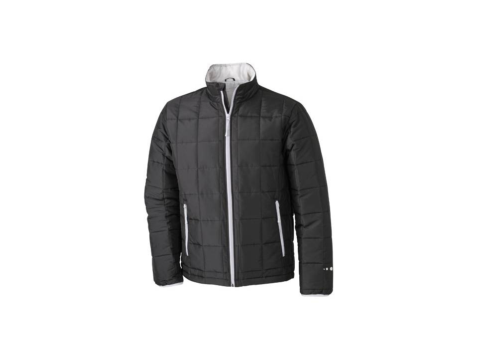 Men's Padded Light Weight Jacket zwart