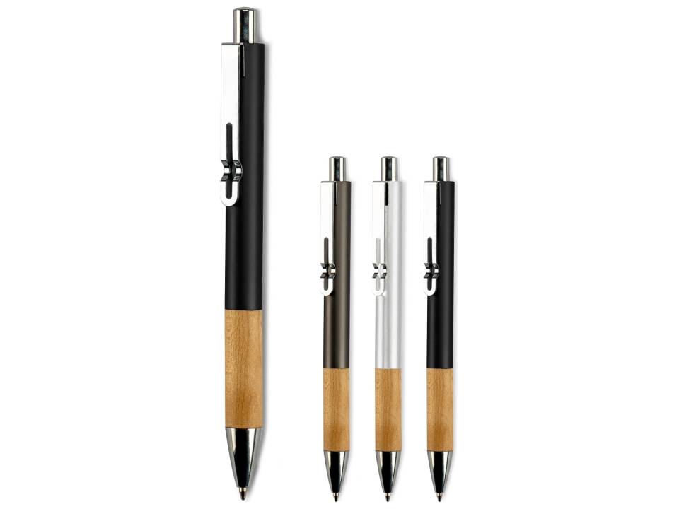 Metal Pen with Wooden Grip 7