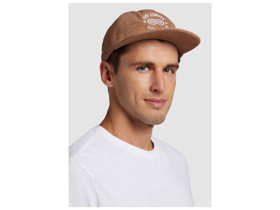Custom-Made Retro Corduroy Cap with Flat Visor – Fully Personalized Design 1