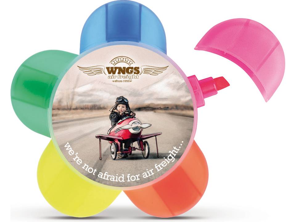 5 Colours Flower Highlighter 4