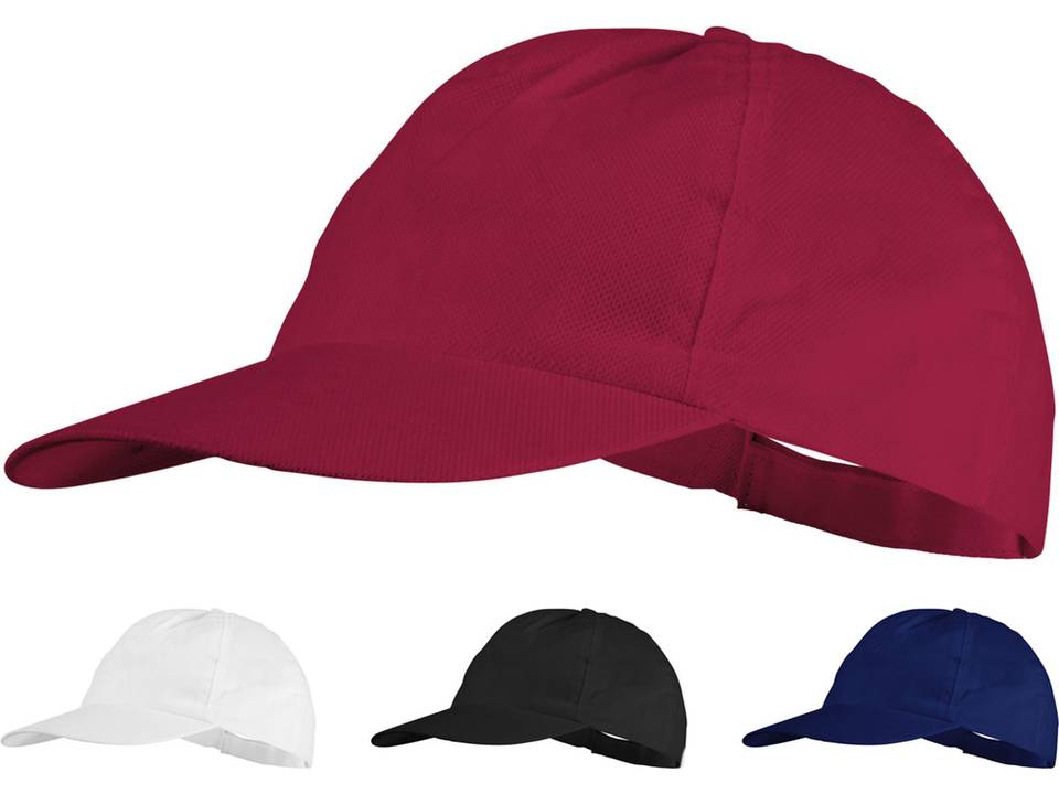 Basic 5-panel non woven cap 1