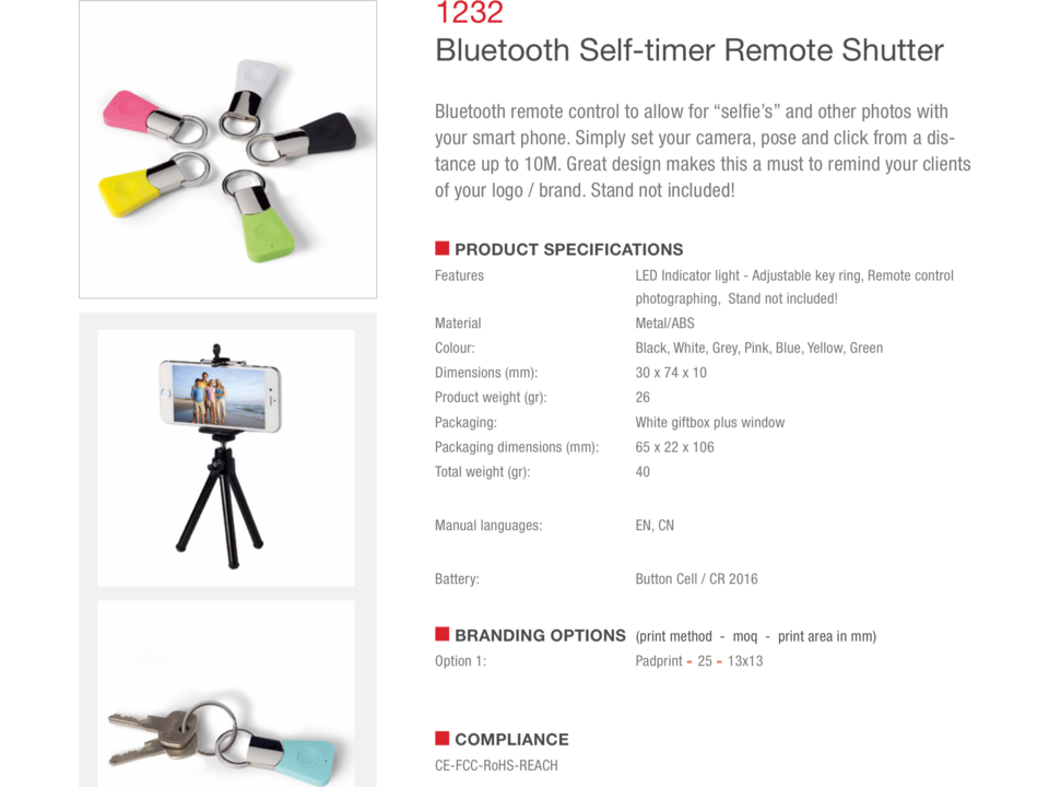 Bluetooth Self Timer Remote Shutter 5