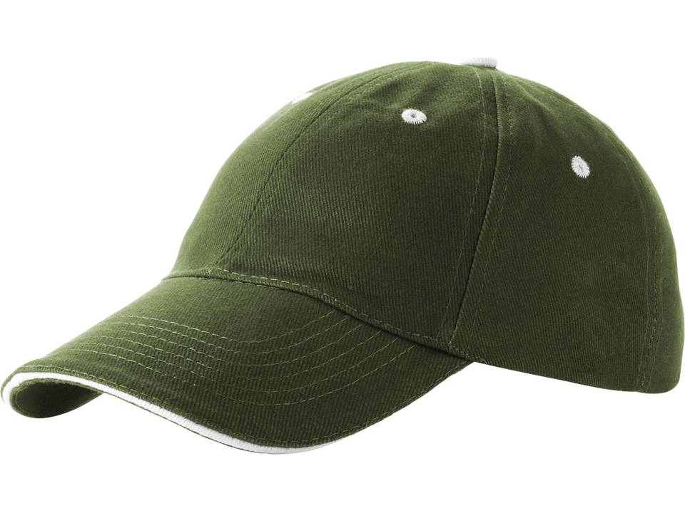 Brent 6 panel sandwich cap 4