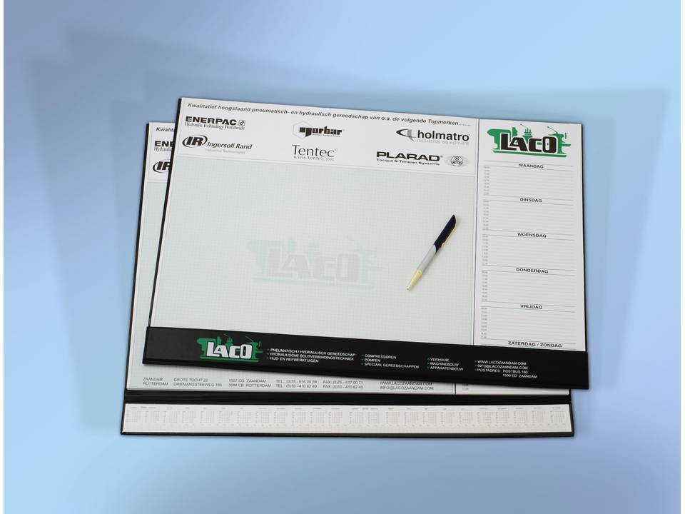 Desk pad with calendar  1