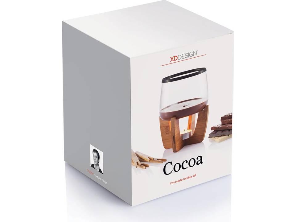 Cocoa chocolate fondue set 3