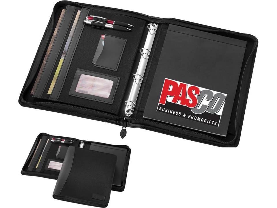 A4 Zipper Portfolio Deluxe Polyester 3