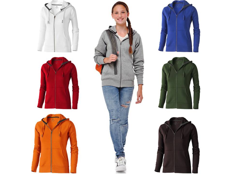 Arora hooded full zip sweater 220