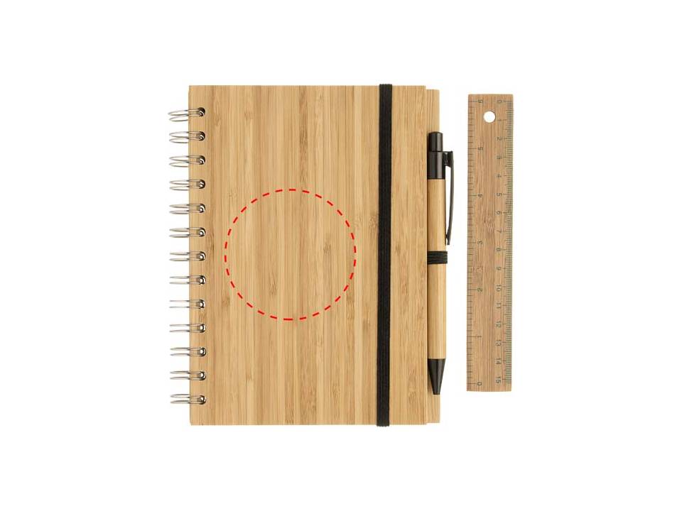 Bamboo A5 notebook with pen 7