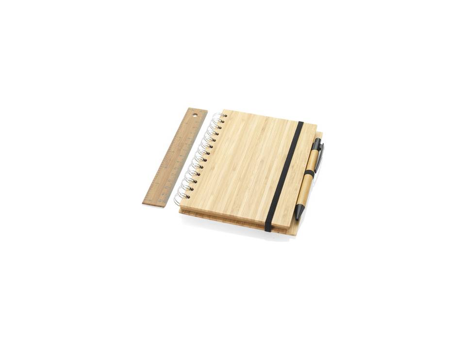 Bamboo A5 notebook with pen 1