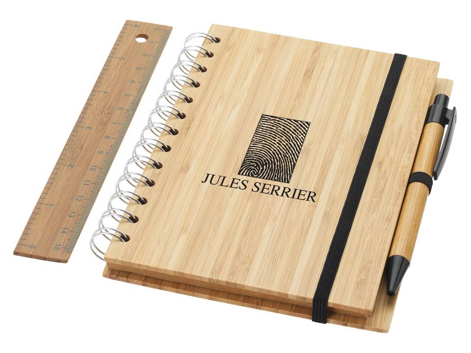 Bamboo A5 notebook with pen 3