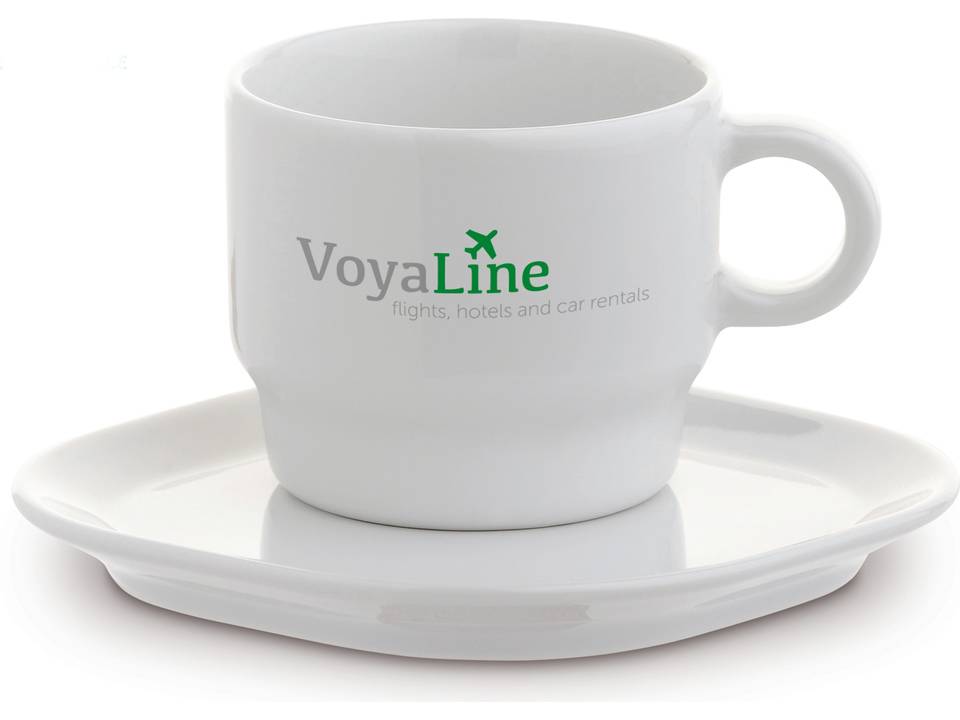 Cup square saucer Satellite 2