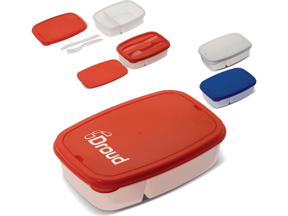 Lunch box with cutlery 1