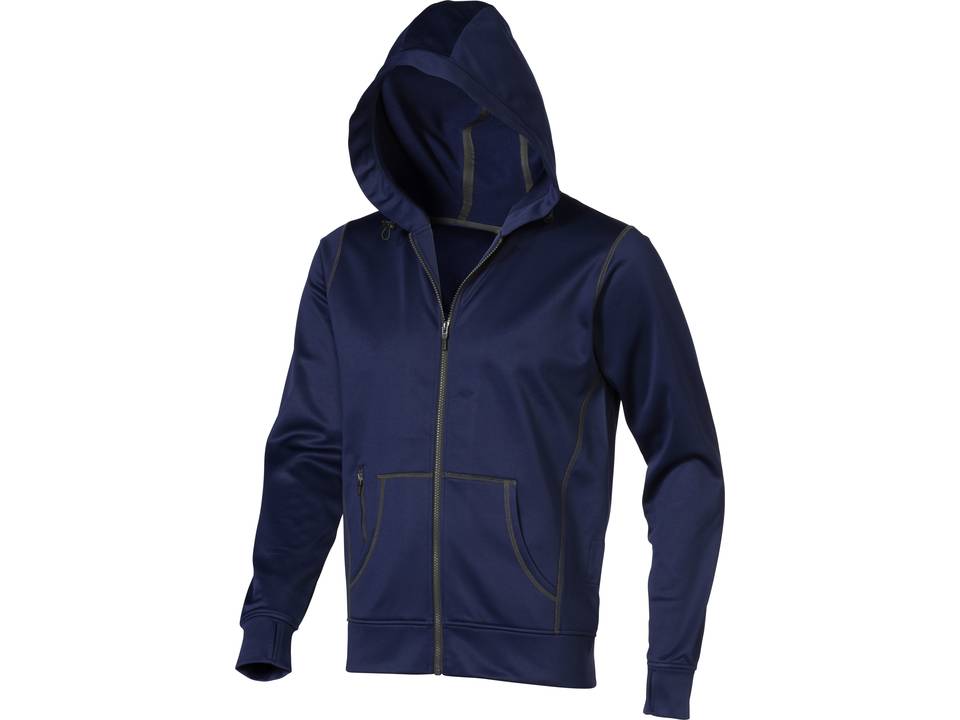 Moresby hooded full zip Sweater. 2