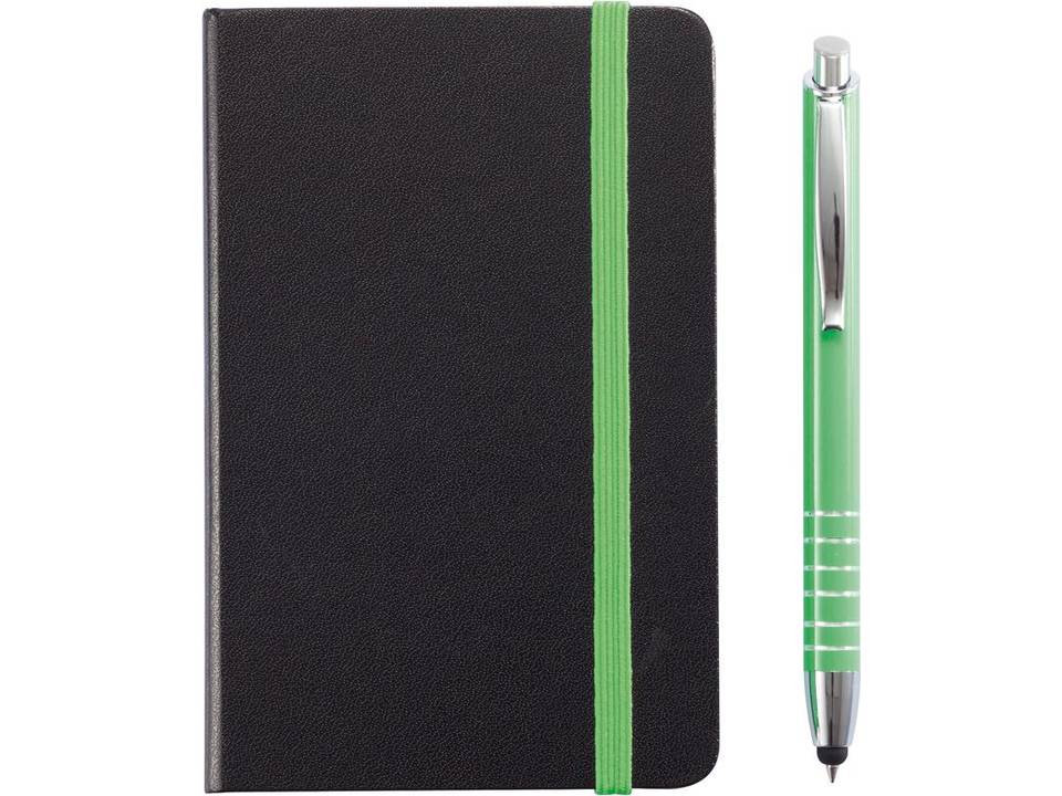 A6 notebook with touch pen 10