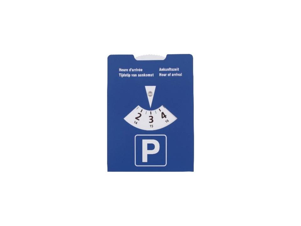 Parking disc cardboard 1