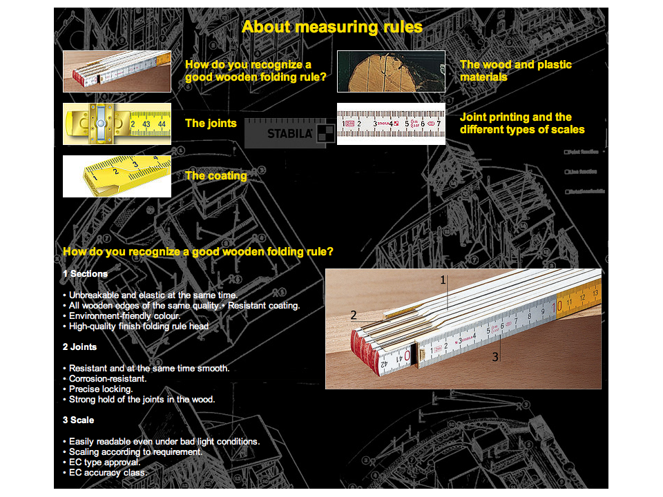 Folding rules Stabila 1