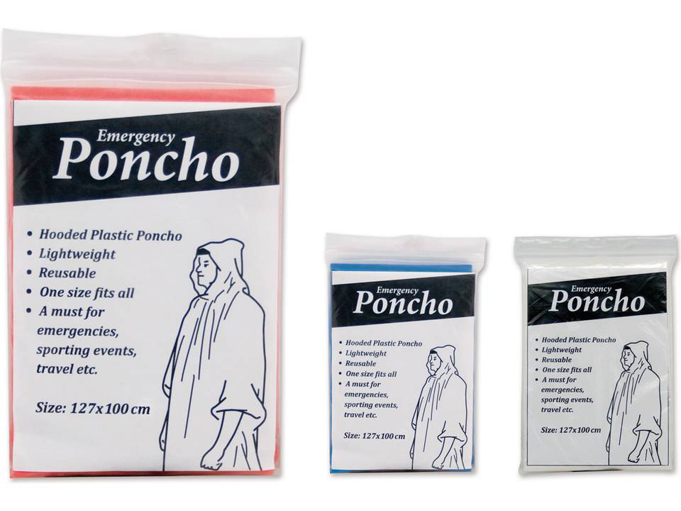 Rain Poncho One Fits All 4