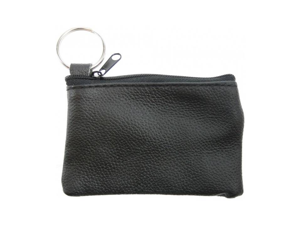 Leather wallet with zipper 1