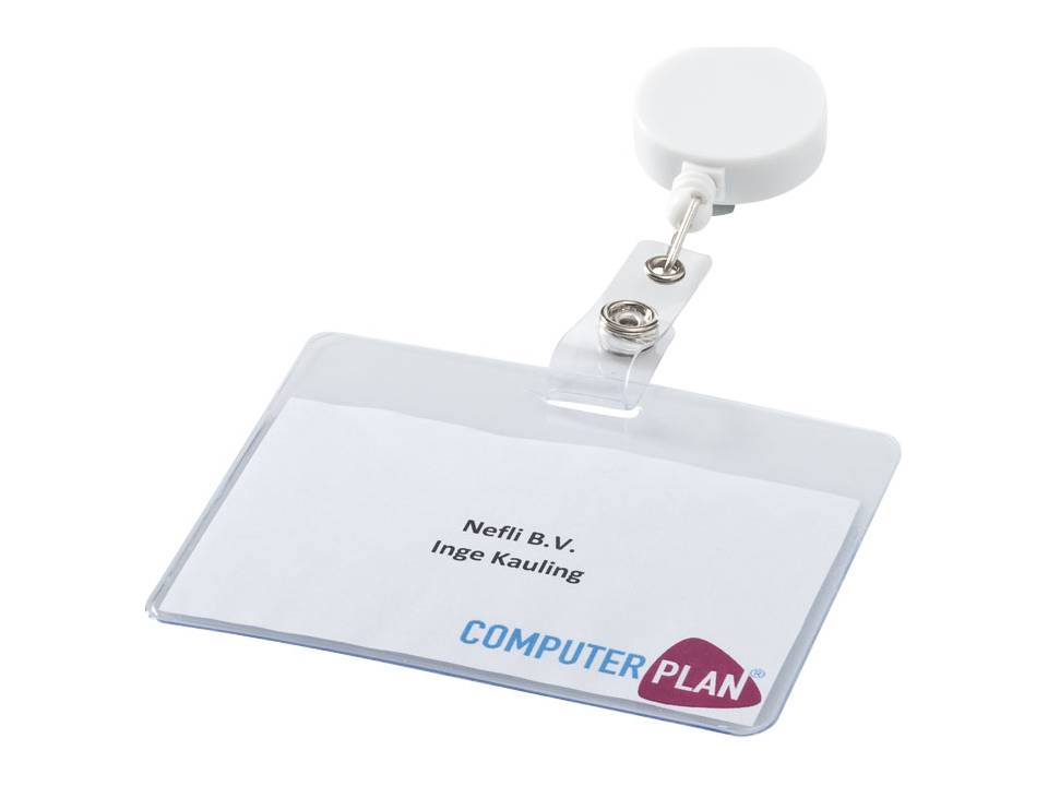 Roller clip employee badge 7