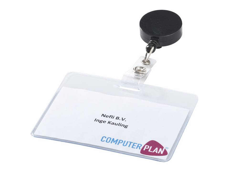 Roller clip employee badge 9