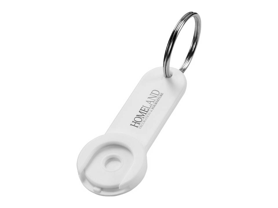 Shoppy coin holder key chain 2