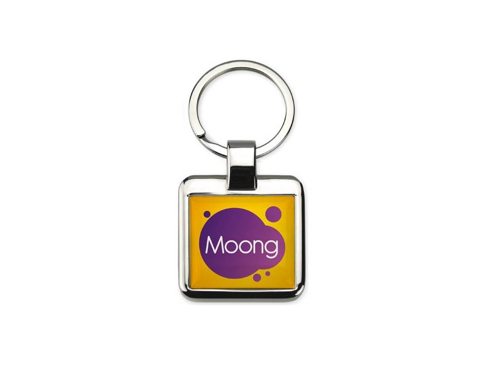 Metal Keyring Square Logotop 1