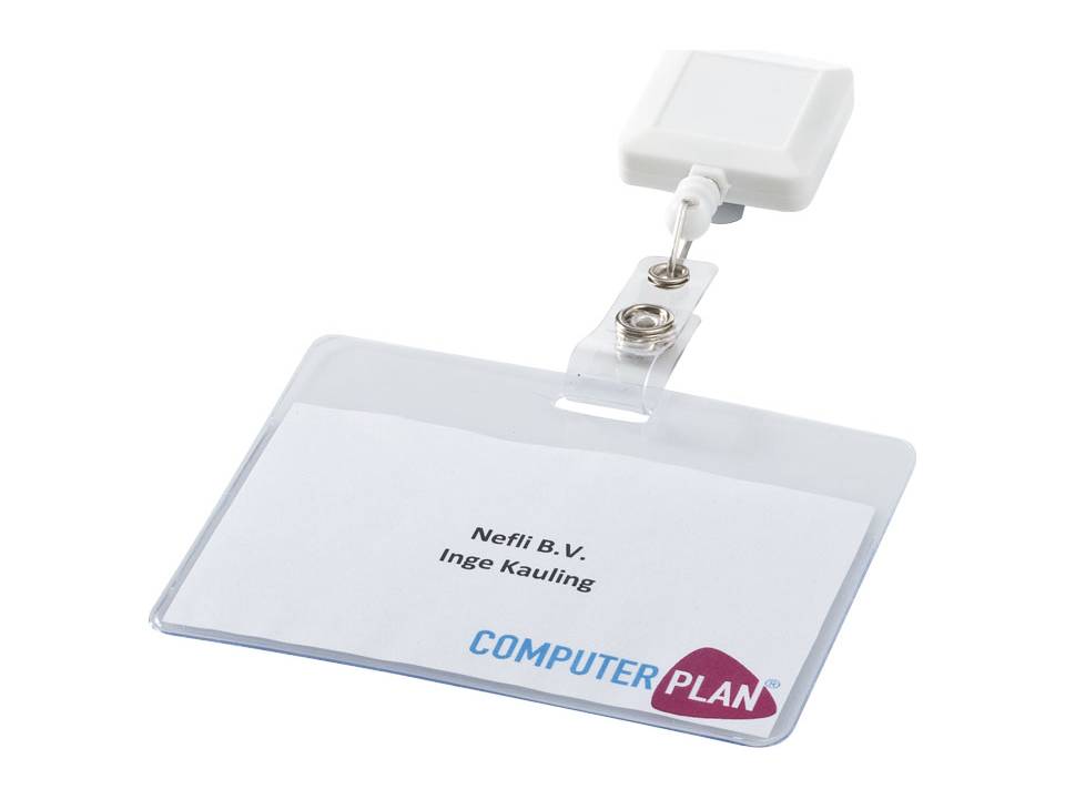 Square roller clip with keyring 9