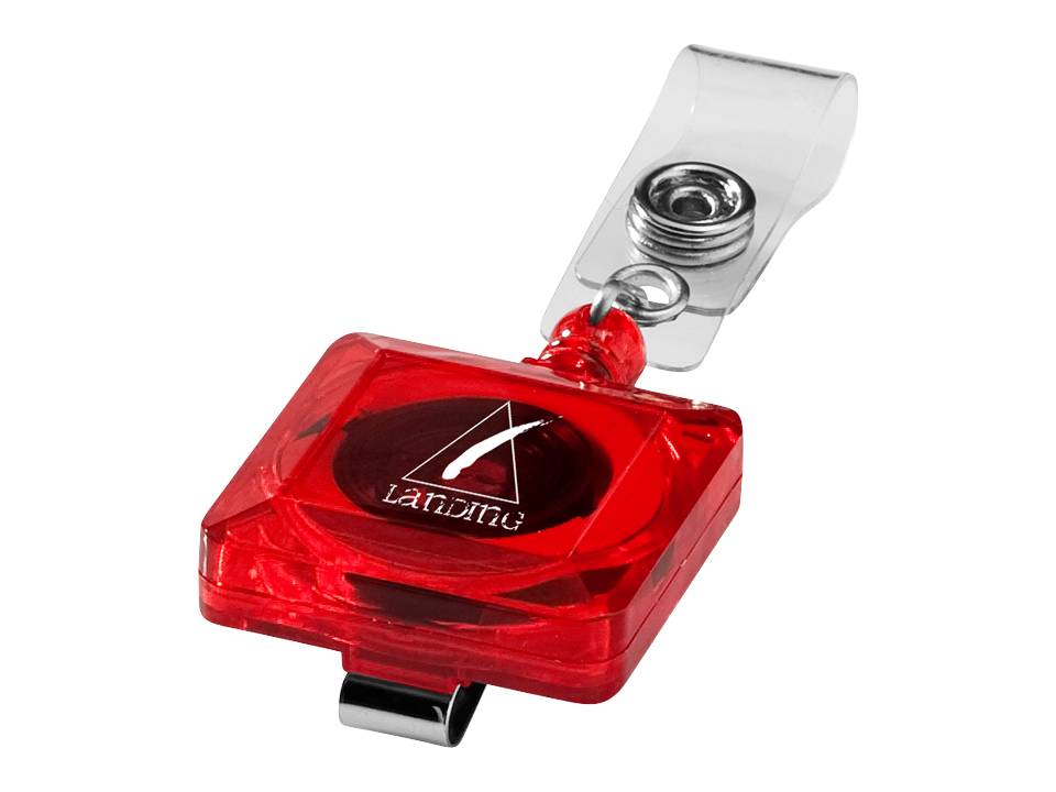 Square roller clip with keyring 7