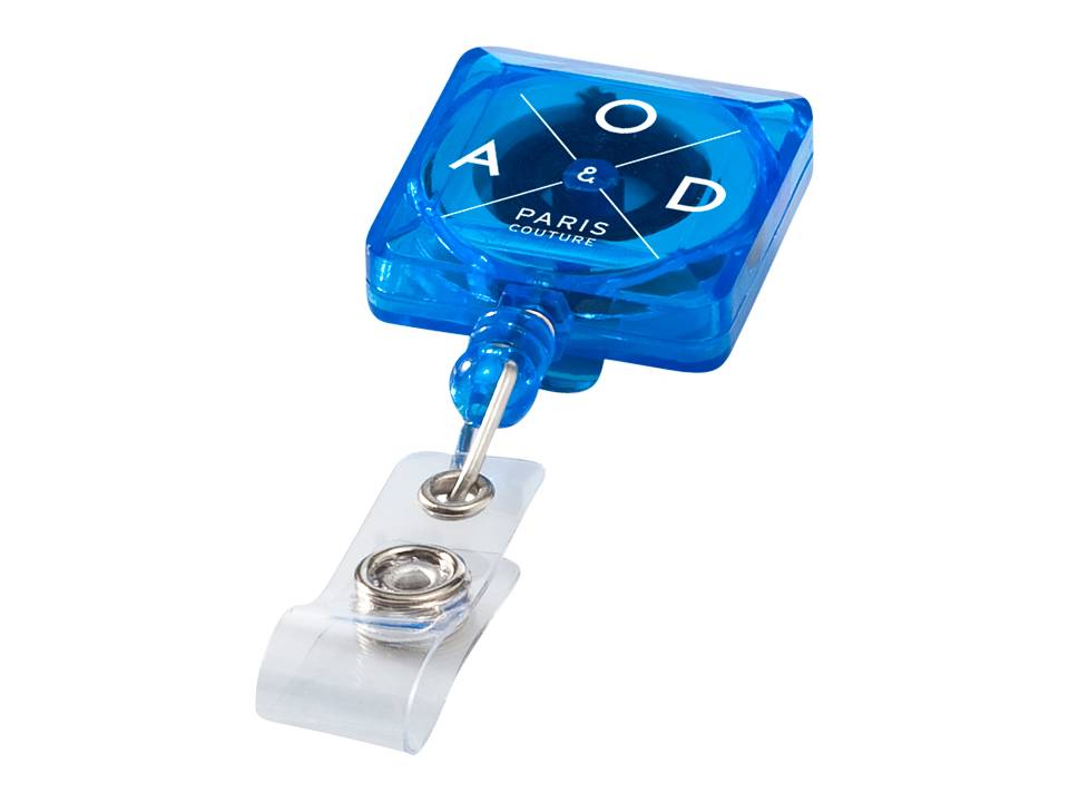 Square roller clip with keyring 8