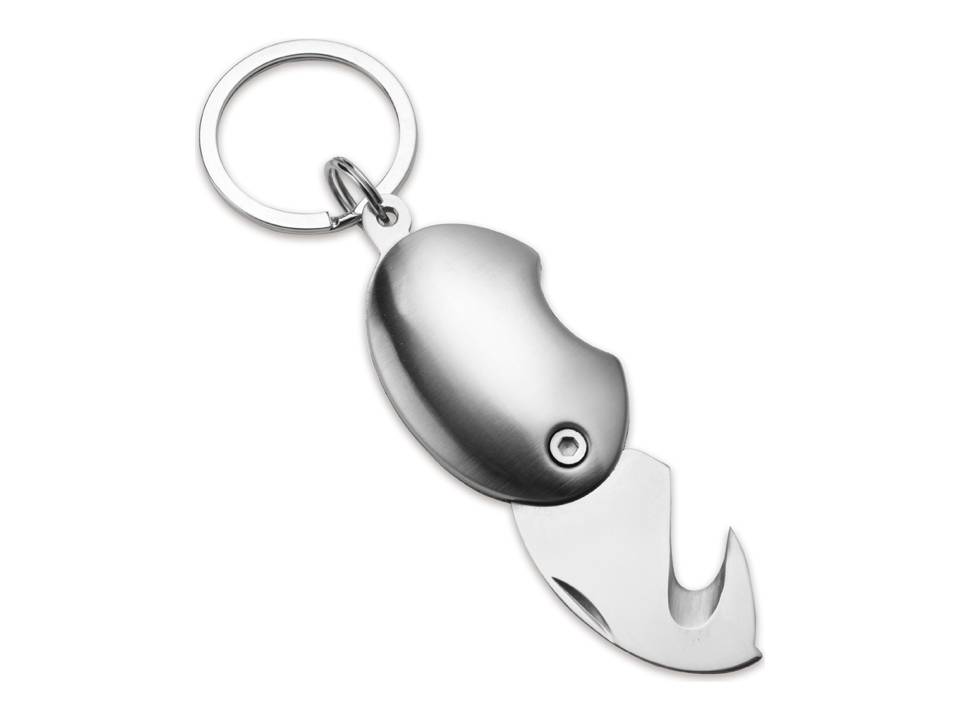 Keyring with seat belt cutter  3
