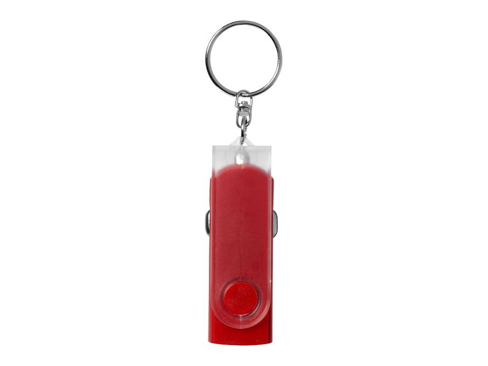 Swivel car adapter key chain 1