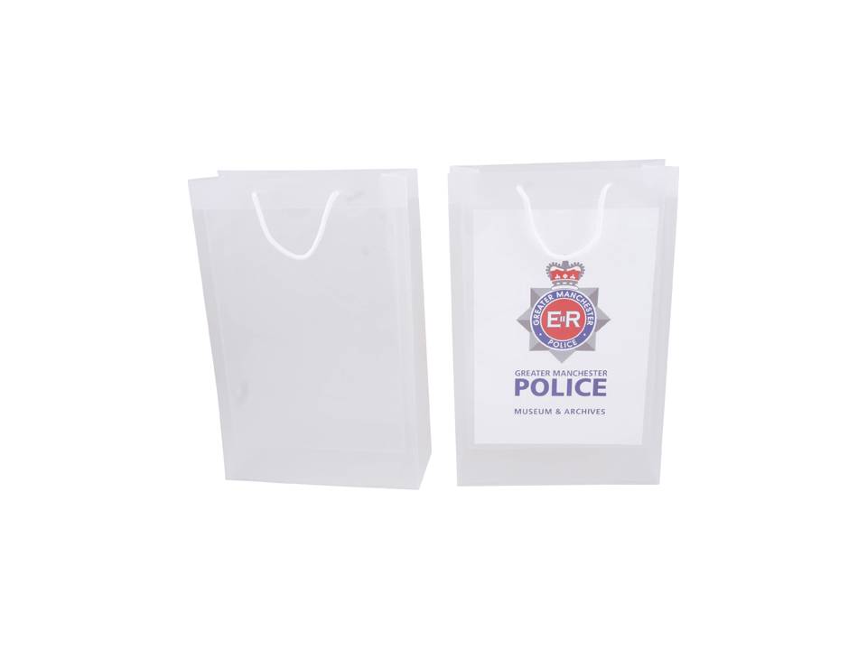 Clear bag with two windows A4 1